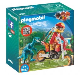 Playmobil 9431 Motorkár s Raptorom č.1