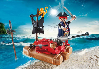 Playmobil 5655 Prenosný kufrík Pirát na plti č.2