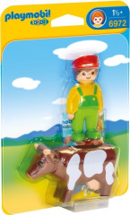 Playmobil 6972 Farmár s kravou (1.2.3) č.1