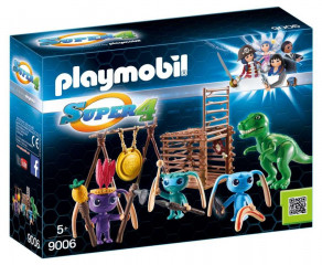 Playmobil 9006 Bojovníci Alien s pascí na T-Rexa č.1