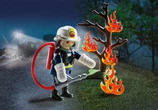 Playmobil 9093 Hasič a horiaci strom č.2