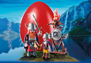 Playmobil 9209 Veľkonočné vajíčko Veľký a malý Viking č.2