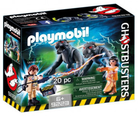 Playmobil 9223 Ghostbusters Venkman a psi č.1