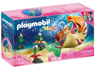 Playmobil 70098 Morská panna so šnečím gondolou č.1