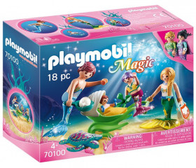 Playmobil 70100 Rodina s kočíkom č.1