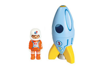 Playmobil 1.2.3 70186 Astronaut s raketou č.2