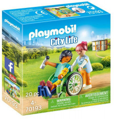 Playmobil 70193 Pacient na vozíku č.1