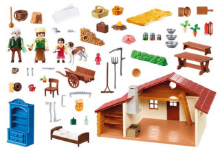 Playmobil 70253 Heidi a dedko na salaši č.2