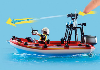 Playmobil 70335 Hasiči s vrtuľníkom a člnom č.3