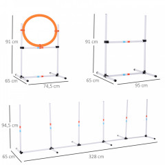 Agility prekážky pre psy 3v1 č.2