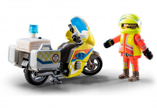 Playmobil 71205 Záchranárska motorka s blikajúcim svetlom č.2