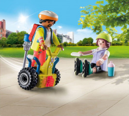 Playmobil 71257 Štartovací balíček Záchranár na segwayi č.3