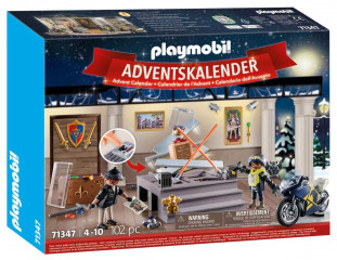 Playmobil 71347 Adventný kalendár Polícia: Krádež v múzeu č.1