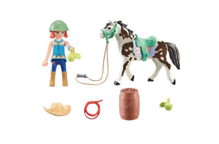 Playmobil Kone vodopádu 71358 Ellie & Sawdust s westernovým cvičením č.2