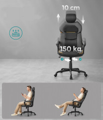 Ergonomická kancelářská židle | černá č.2