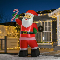 Nafukovací vánoční Santa Claus s LED osvětlením | 140x85x250 cm č.1