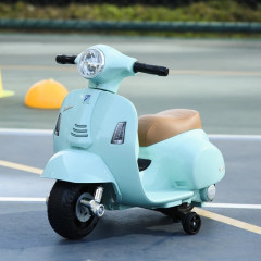 Dětská elektrická motorka VESPA |zelená č.1