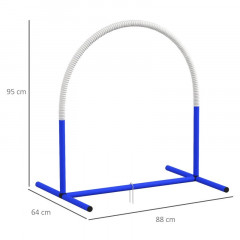 Agility set 4 oblouků pro psy | modré a bílé č.2