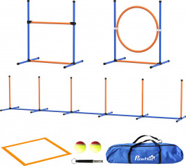 4 tréninkové sady na agility | oranžové + modré č.1