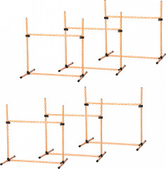 6dílná sada na agility | oranžová č.1