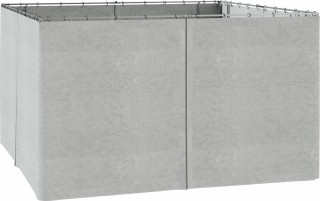 4 boční panely pro altán 3x4 m 352 x 205 cm | světle šedé č.1